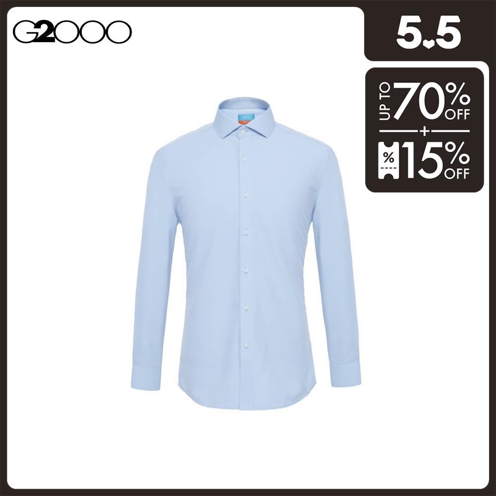 G2000 Men Dry Light Polyester 2 Tone Shirt